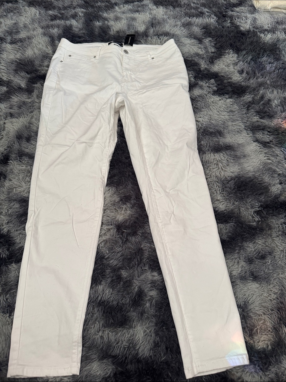 Ashley Stewart White Skinny Jeans